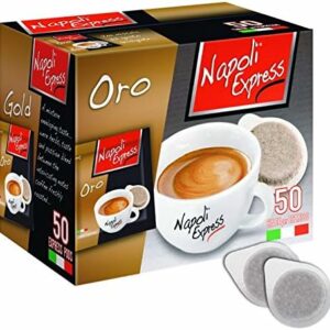 Caffè Napoli Express Miscela ORO Box da 50 Cialde+Kit