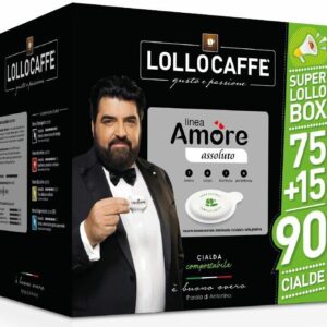 Caffè Lollo Miscela AMORE Box da 75 +15 in OMAGGIO